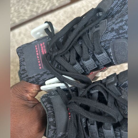 Adidas EQT Support ADV Primeknit Core Black Turbo White 7 - Picture 2 of 8